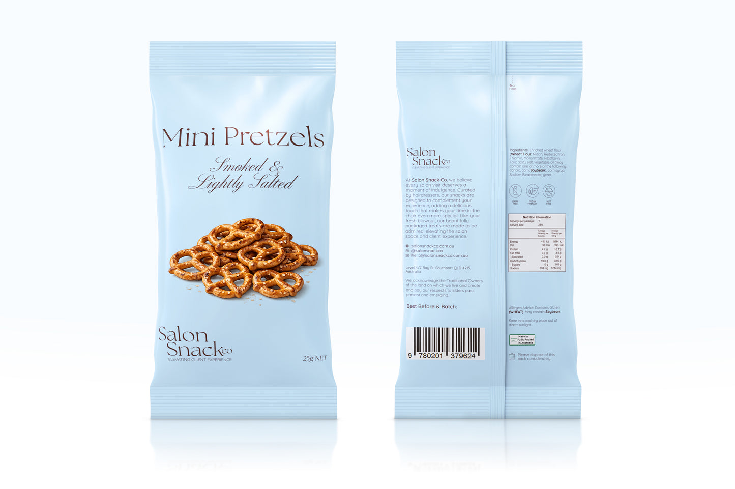 80 Mini Pretzels Salon Snacks - Coming Soon Sign up for pre launch exclusive