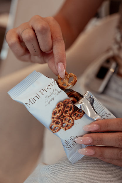 80 Mini Pretzels Salon Snacks - Coming Soon Sign up for pre launch exclusive