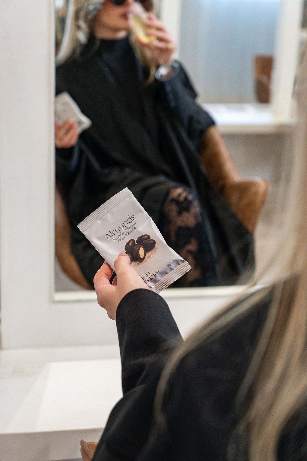 Large Salon Snack Co snack box picture for hair and beauty salons