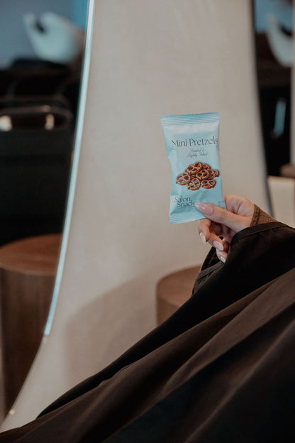 80 Mini Pretzels Salon Snacks - Coming Soon Sign up for pre launch exclusive